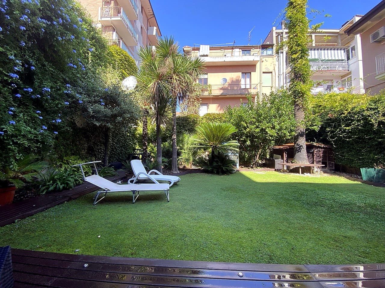 Il giardino di 110 m²