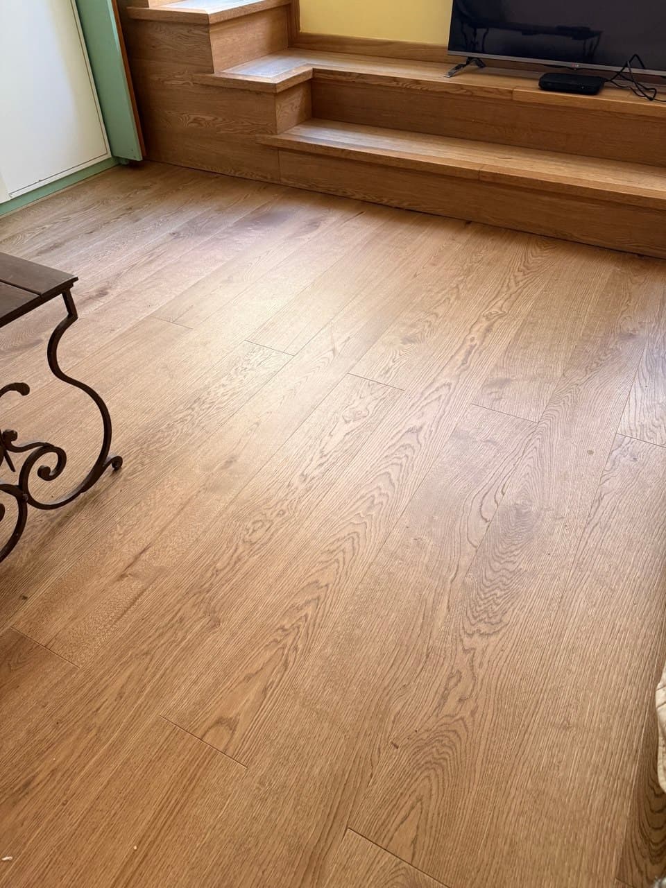 Il parquet · rovere naturale in tutta la casa